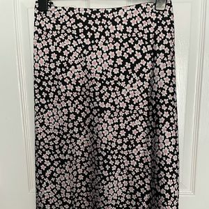 J. Crew pull on floral slip skirt-xxl